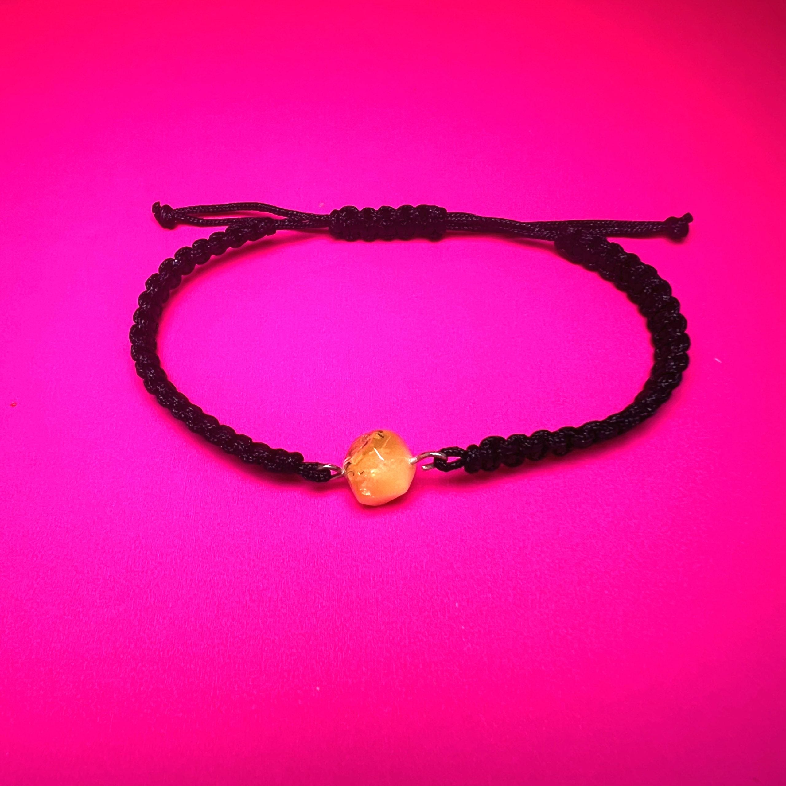 Bracelet réglable en ambre de la Baltique fait à la main USA KIZIMA