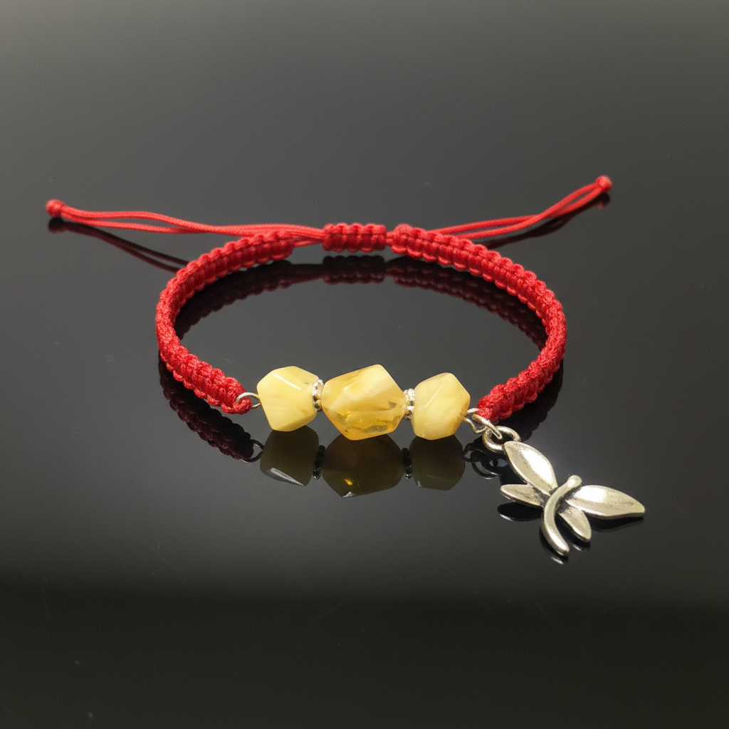 Amber Butterfly Amulet Bracelet — Made in USA | KIZIMA®