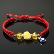 Amber pendant bracelet by KIZIMA® — handmade in USA, additional view