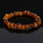 Classic Baltic amber bracelet by KIZIMA® — handmade in USA, additional view