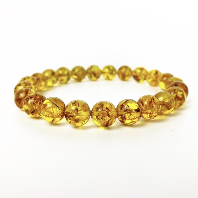 Bracelet fait main aux États-Unis en ambre naturel de la Baltique, cadeau KIZIMA