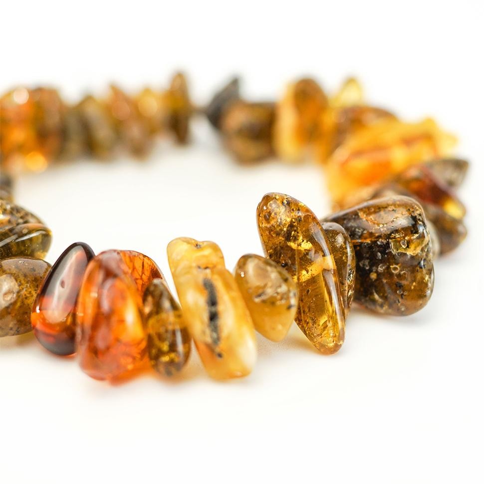 USA KIZIMA HANDMADE Bracelet Multi-colored Amber Gift