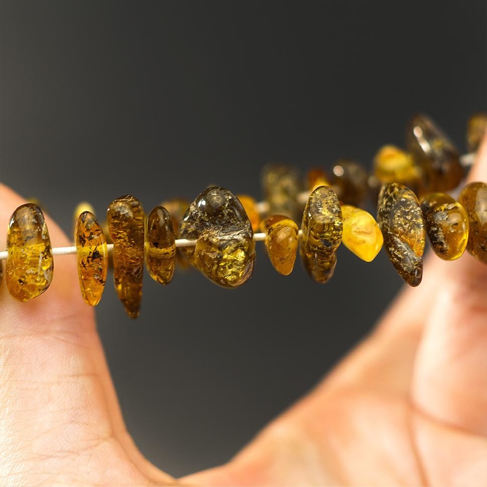 USA KIZIMA HANDMADE Bracelet Multi-colored Amber Gift
