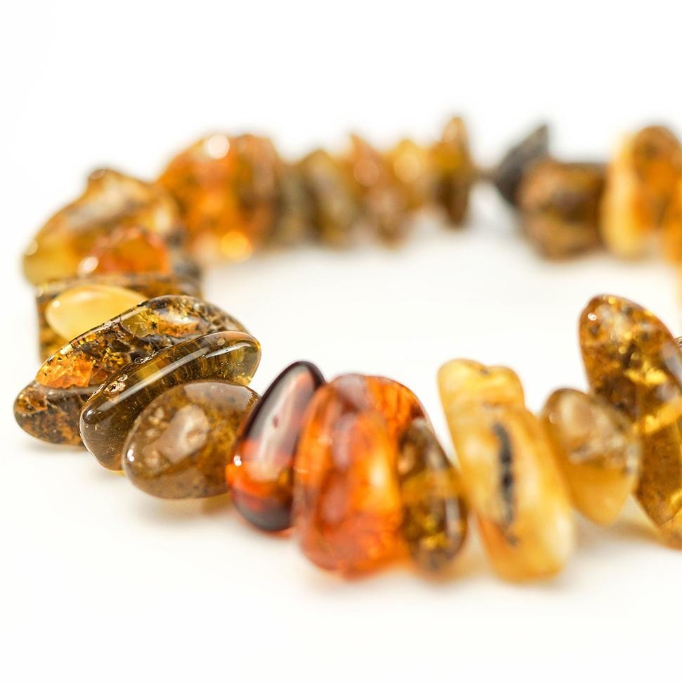 USA KIZIMA HANDMADE Bracelet Multi-colored Amber Gift