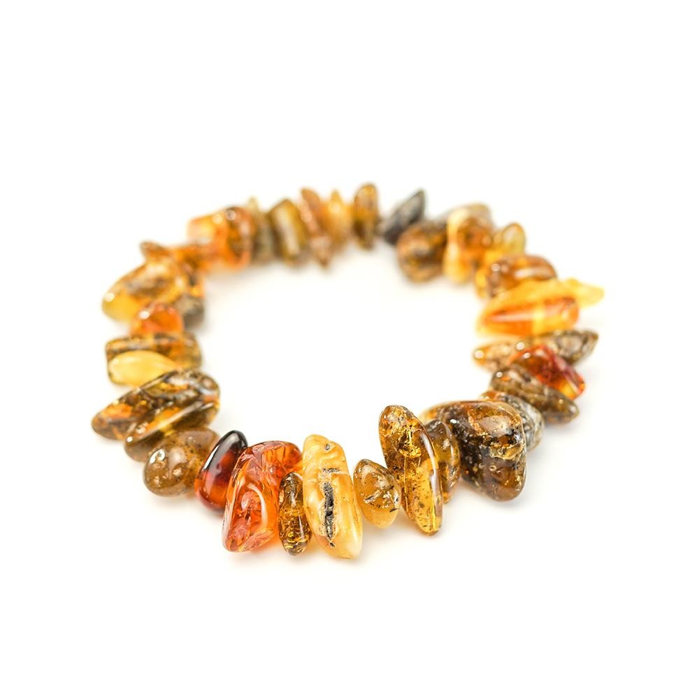 USA KIZIMA HANDMADE Bracelet Multi-colored Amber Gift
