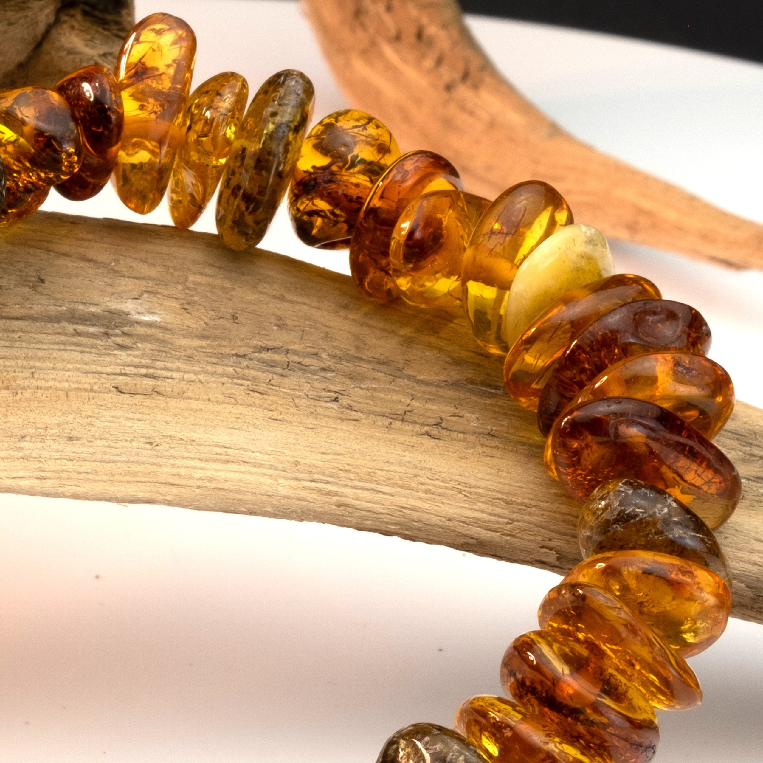 USA Handmade stretch Bracelet Baltic amber KIZIMA