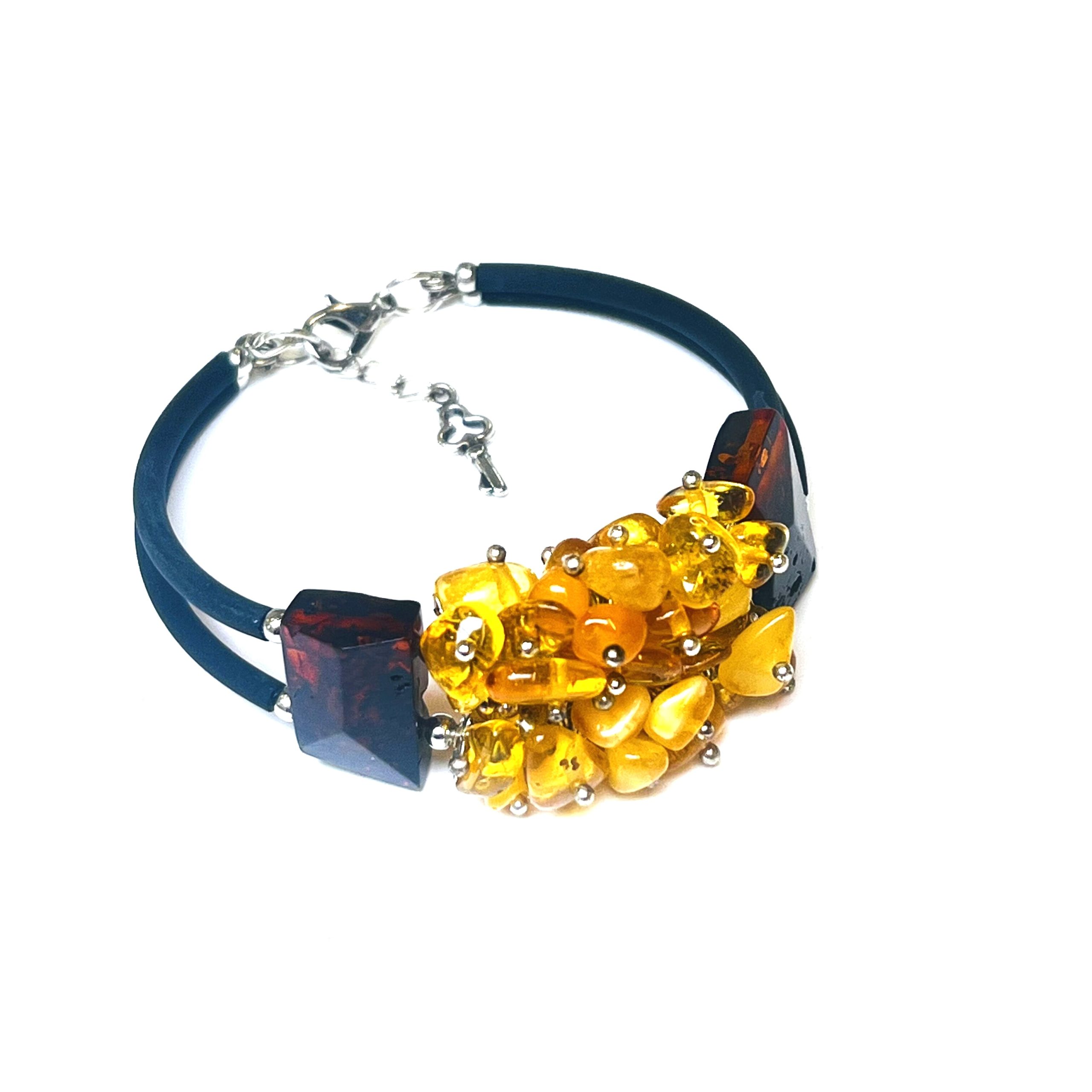 USA Bracelet fait main en ambre naturel de la Baltique KIZIMA