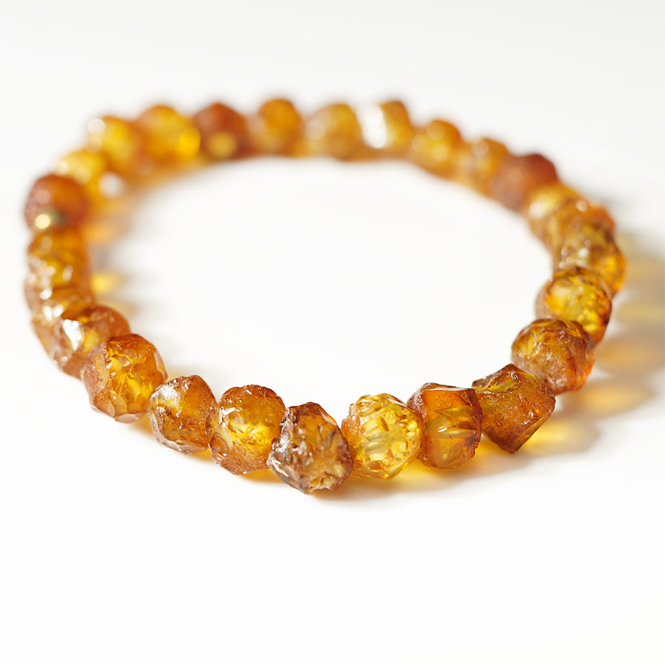 Bracelet fait main USA Ambre de la Baltique organique Cadeau KIZIMA