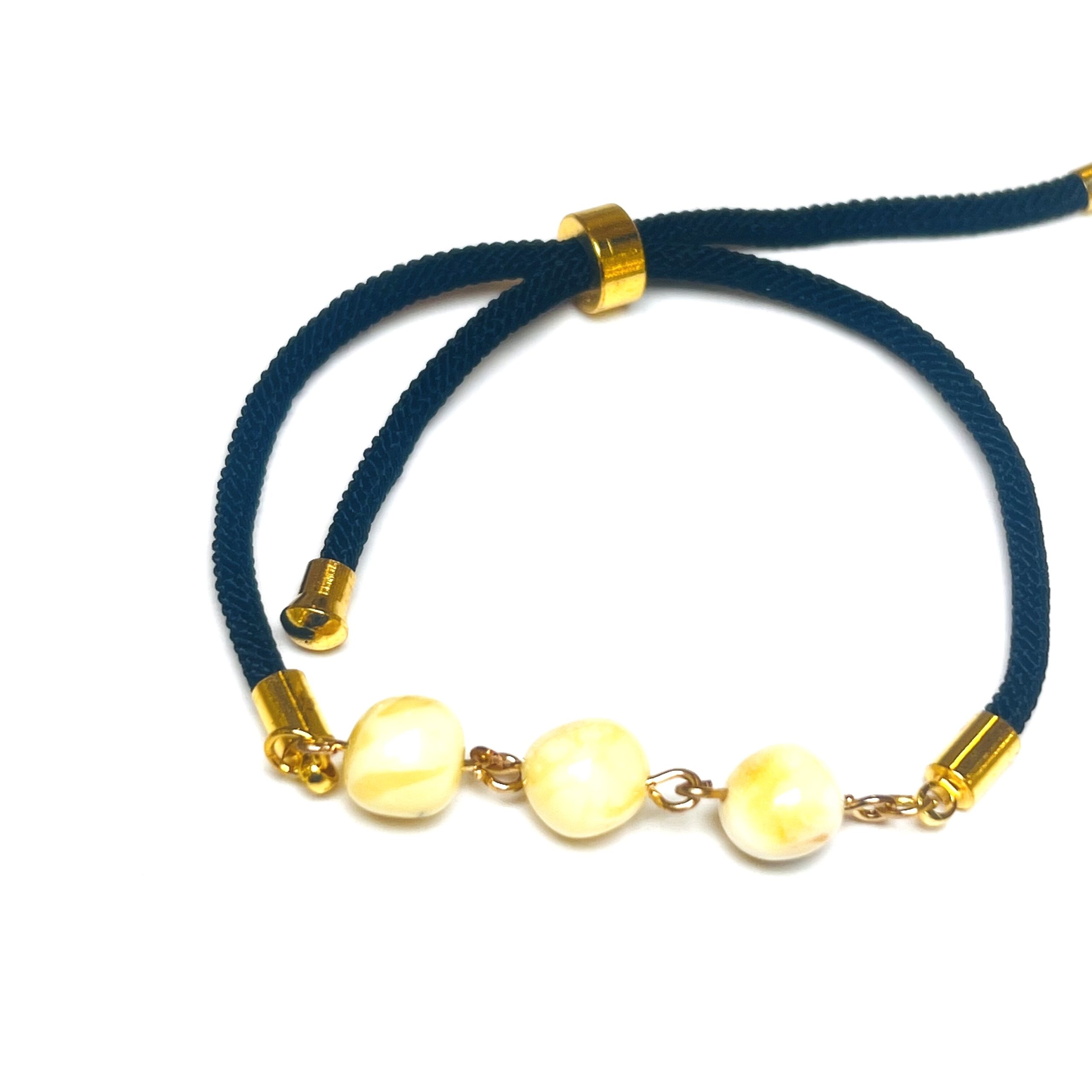 USA Handmade Bracelet adjustable size Baltic amber KIZIMA