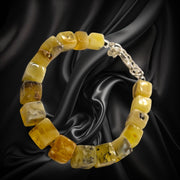 Bracelet KIZIMA en ambre de la Baltique naturel, fait main aux États-Unis