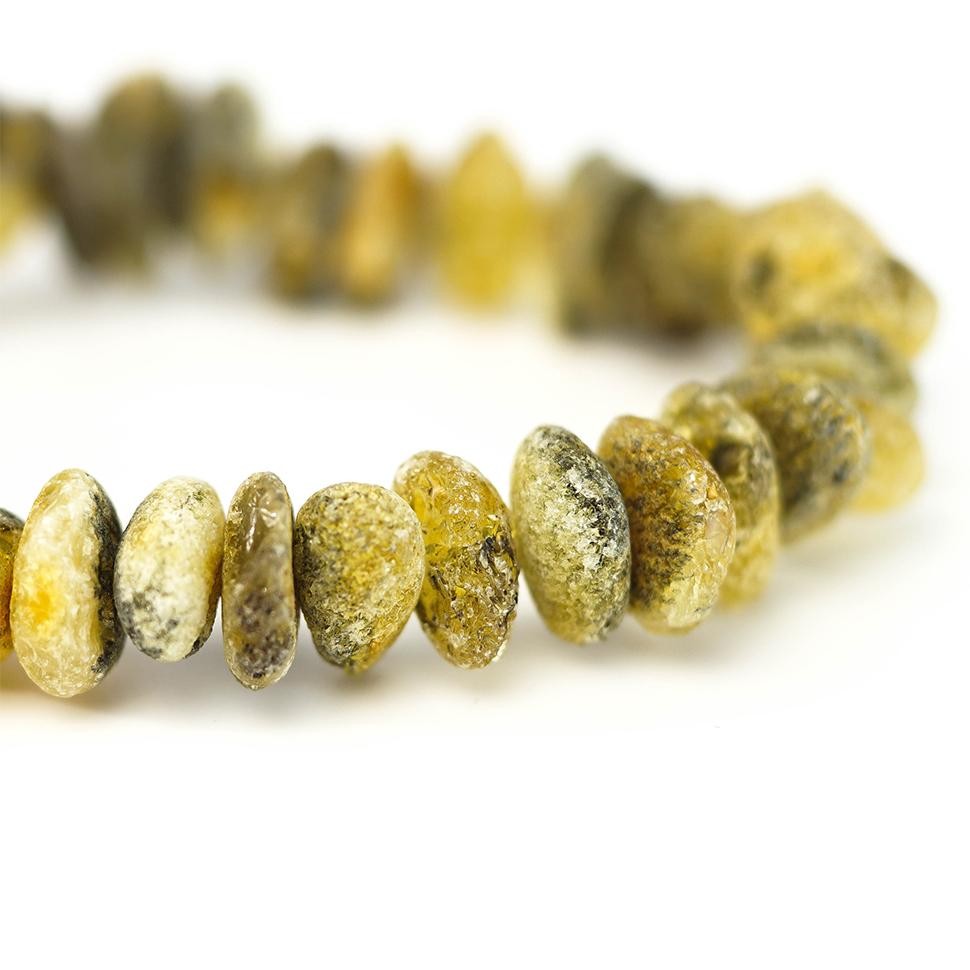 Bracelet fait main des États-Unis élastique Ambre naturel de la Baltique KIZIMA