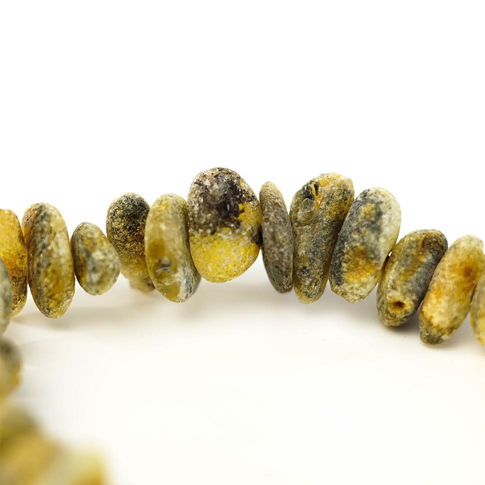 Bracelet fait main des États-Unis élastique Ambre naturel de la Baltique KIZIMA