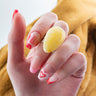 Handmade gold Baltic amber ring by KIZIMA® — natural amber jewelry, made in USA