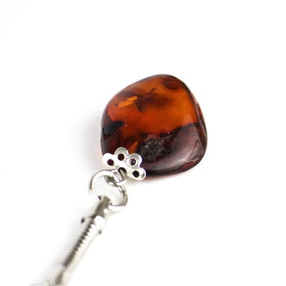 Amber Keychain Natural Baltic Amber Handmade