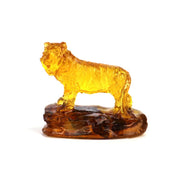 Exclusive Baltic Amber Tiger Figurine – Handcrafted Natural Gemstone Gift