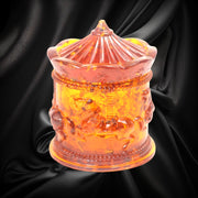 Baltic amber jewelry box, horse symbol of 2026, handmade by KIZIMA New York