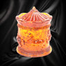Baltic amber jewelry box, horse symbol of 2026, handmade by KIZIMA New York