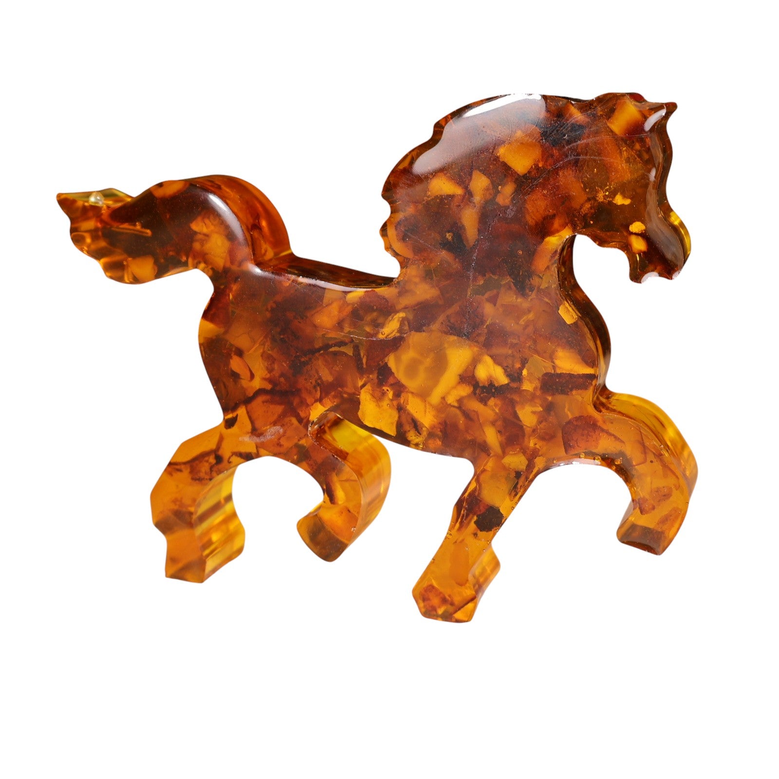 Handmade Amber Horse Figurine | Genuine Baltic Amber Sculpture | Symbol of the Year | Christmas & Business Gift – KIZIMA