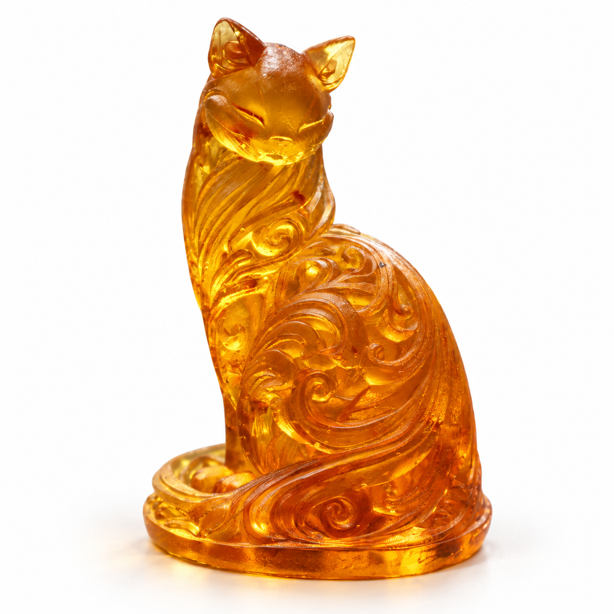 KIZIMA cat figurine on a white studio background
