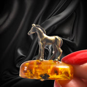 USA Christmas 2026 – Handmade Mini Brass Horse Figurine – KIZIMA