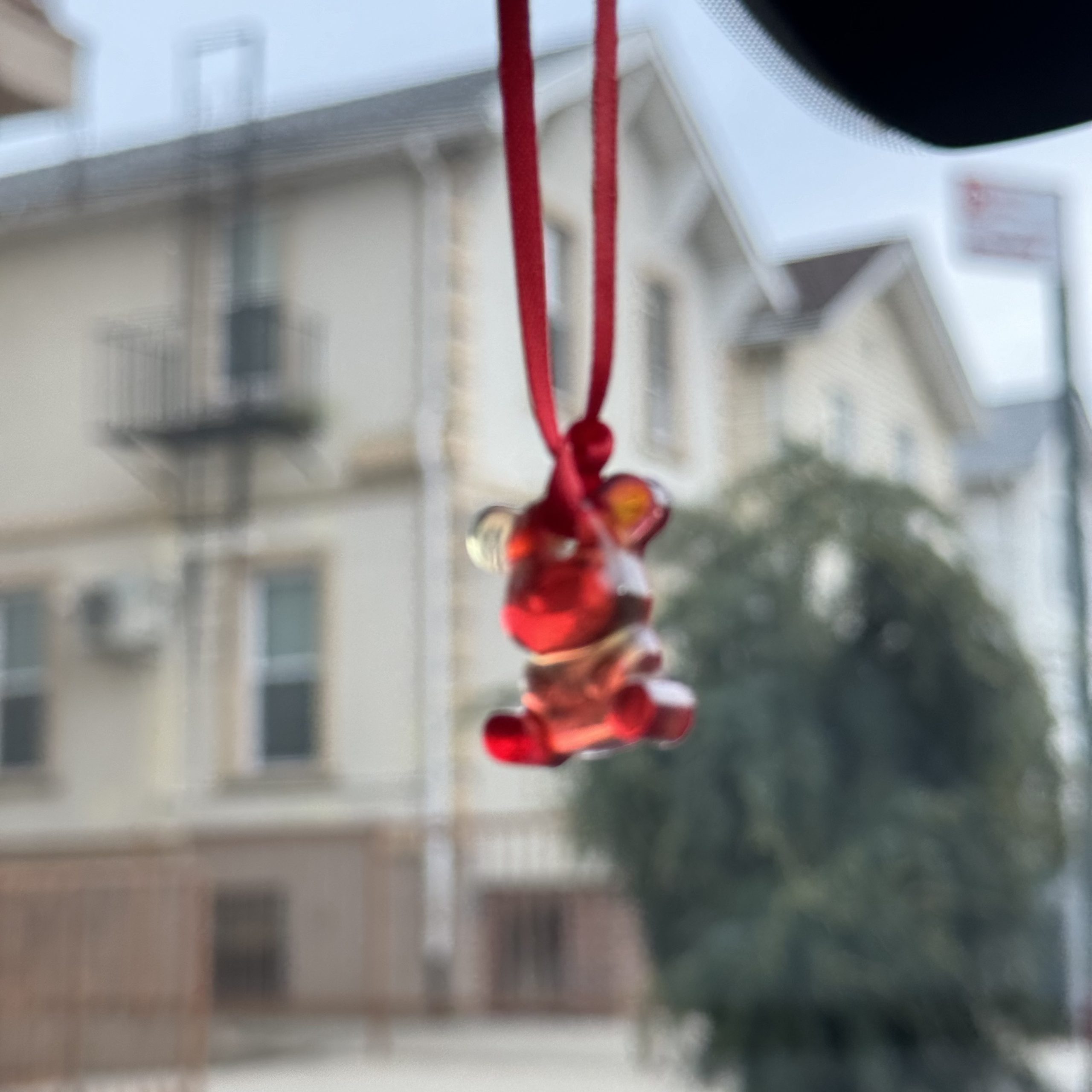 Amber Bear Keychain Handmade – Car Gift for Luck KIZIMA