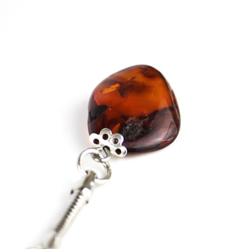 USA Handmade Amber Stone Keychain Gift For Man Car Keychain Key Ring Father's Day Gift KIZIMA