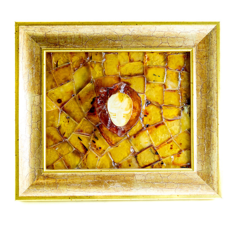 Handmade Baltic Amber Painting | Lik | Luxury Wall Art