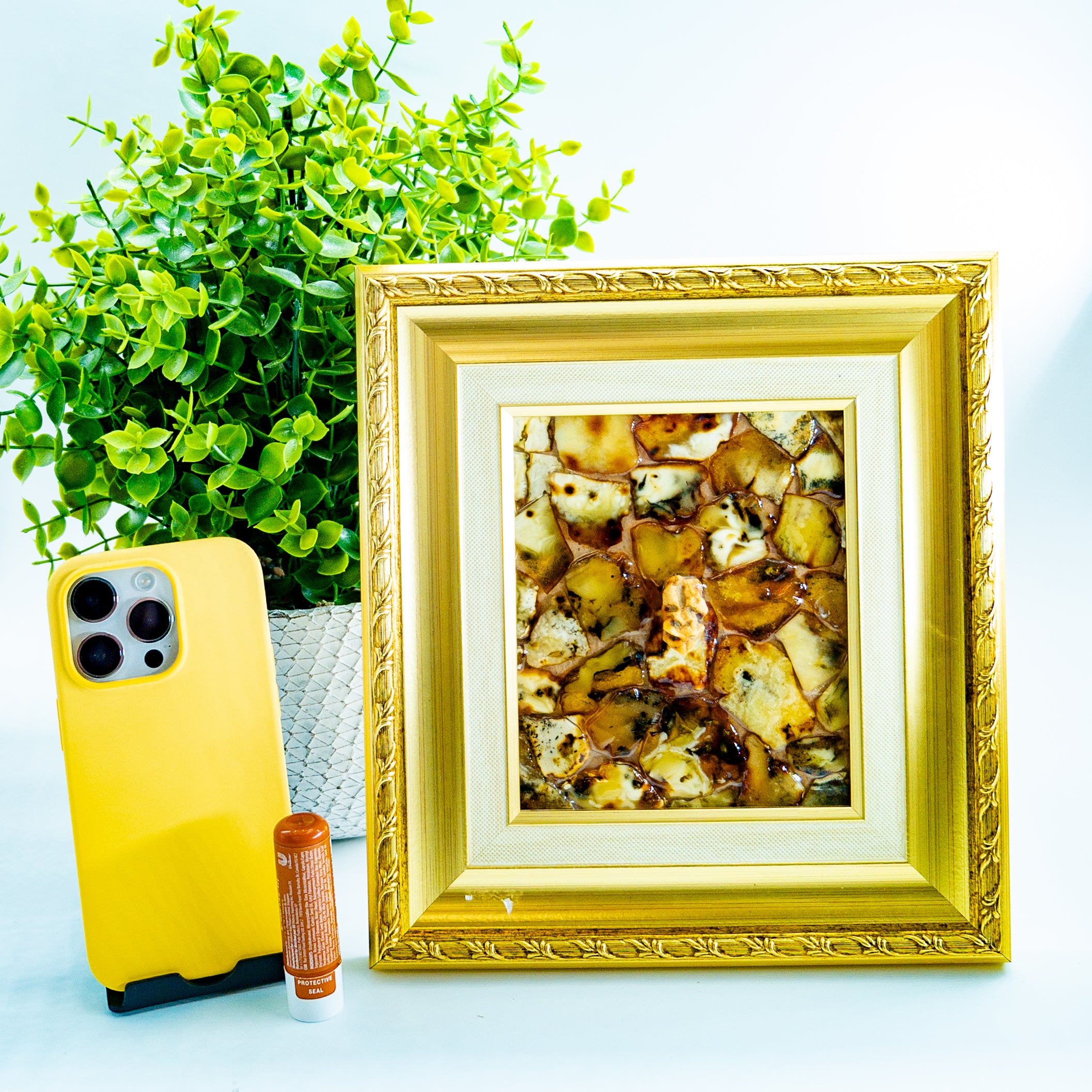 Luxury Baltic Amber Wall Art | Handmade by KIZIMA