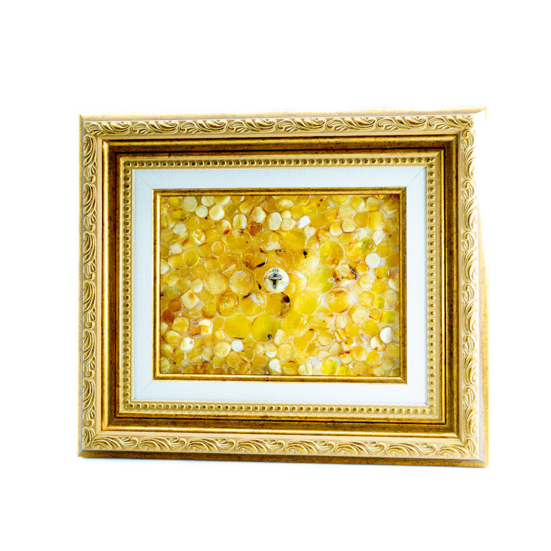 Amber Wall Art | Handmade Baltic Amber Decor Gift