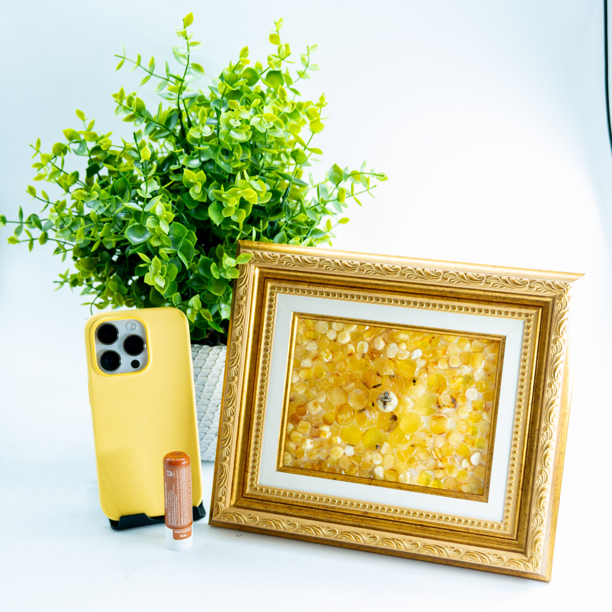 Amber Wall Art | Handmade Baltic Amber Decor Gift
