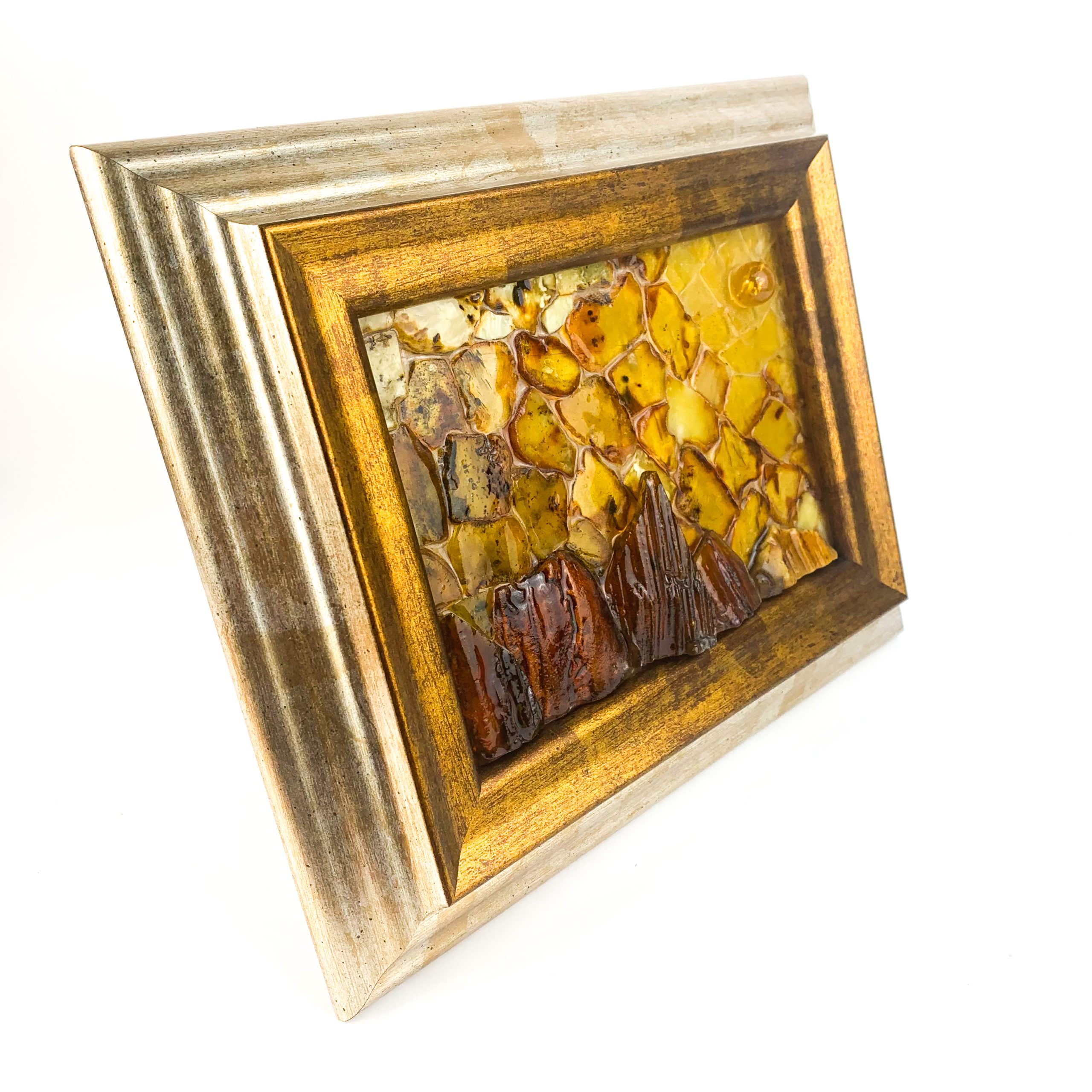 Luxurious Amber Wall Art – Handmade Baltic Amber Decor