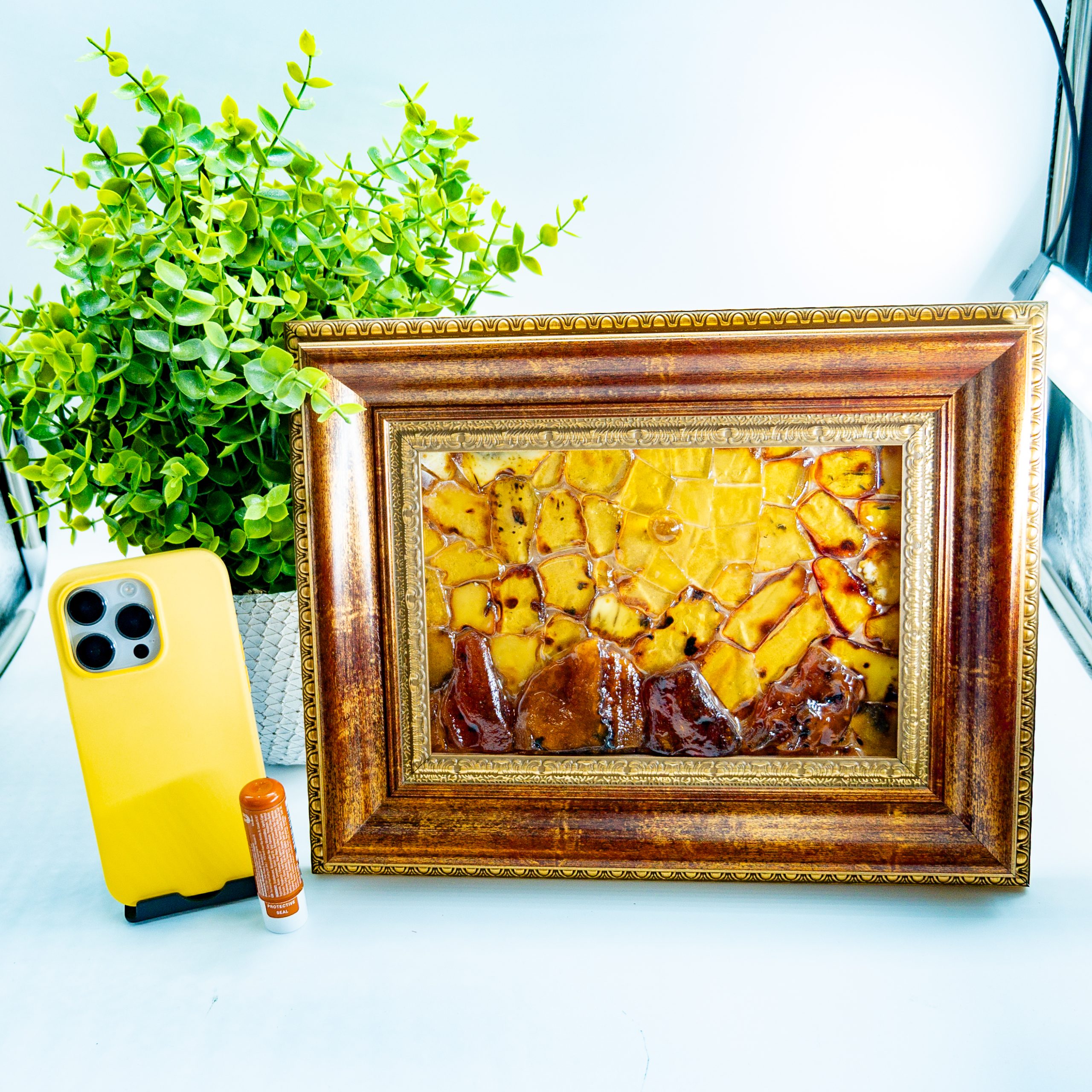 Dawn – Handmade Amber Wall Art by KIZIMA USA