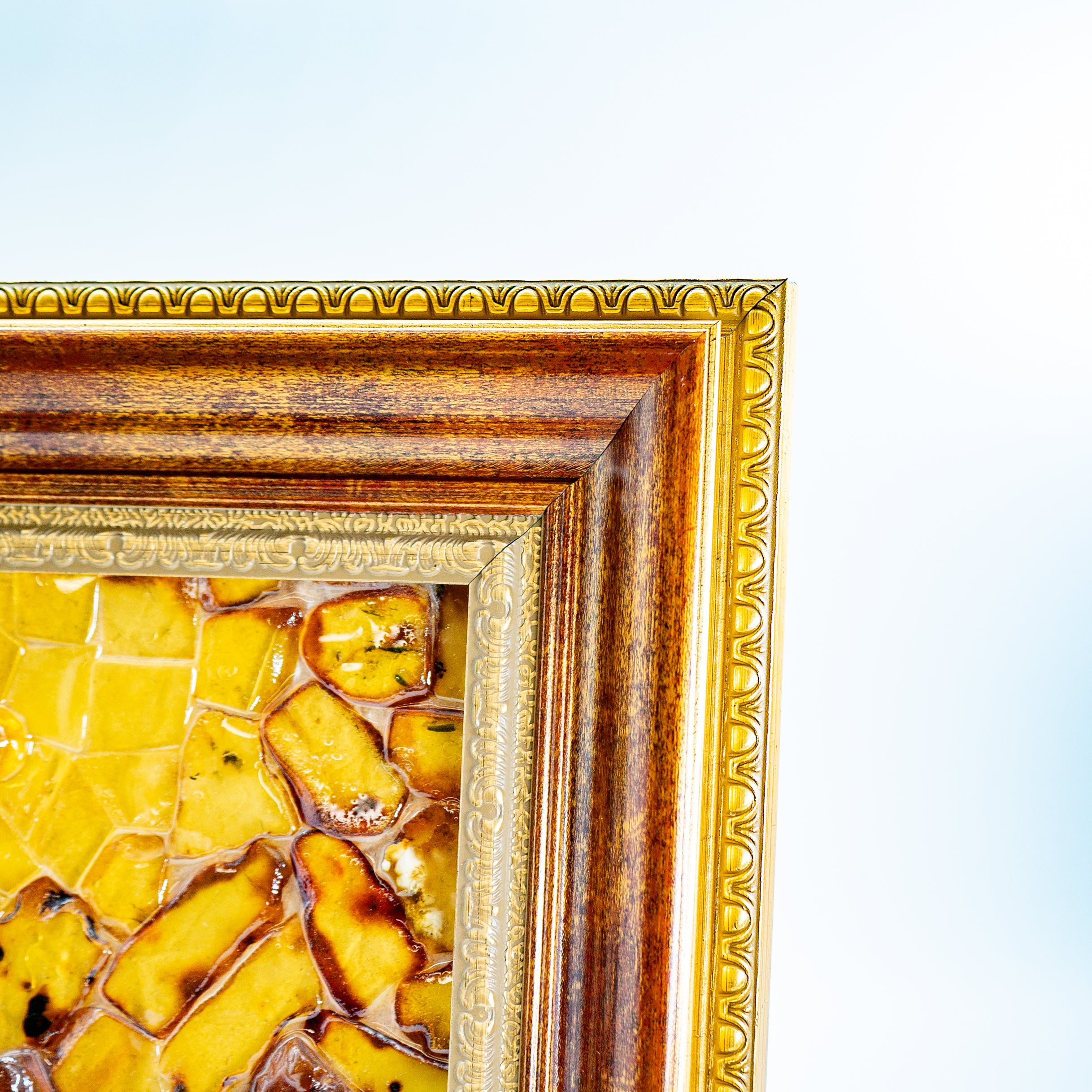 Dawn – Handmade Amber Wall Art by KIZIMA USA