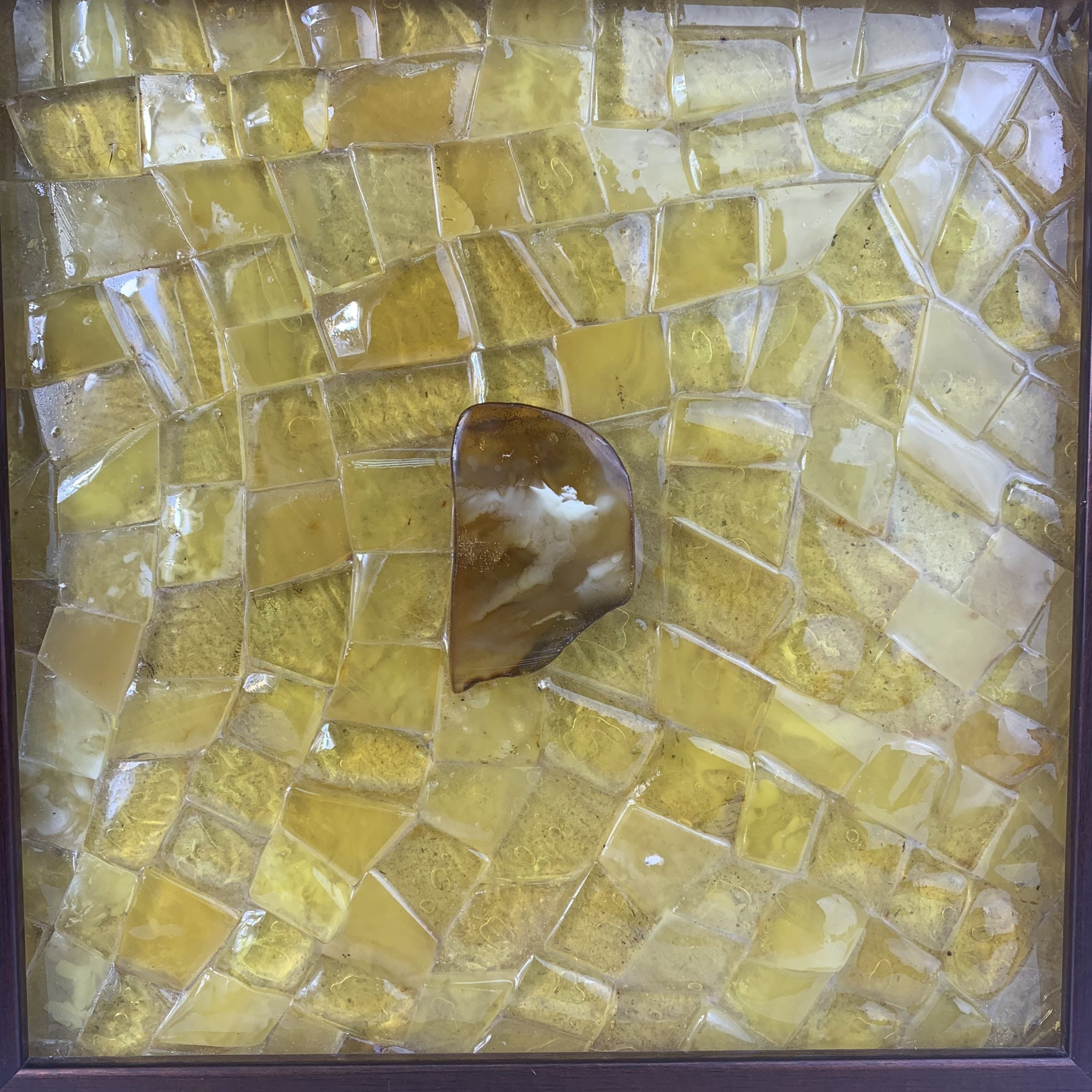 KIZIMA Amber Wall Art Angel – Handmade Baltic Amber Decor