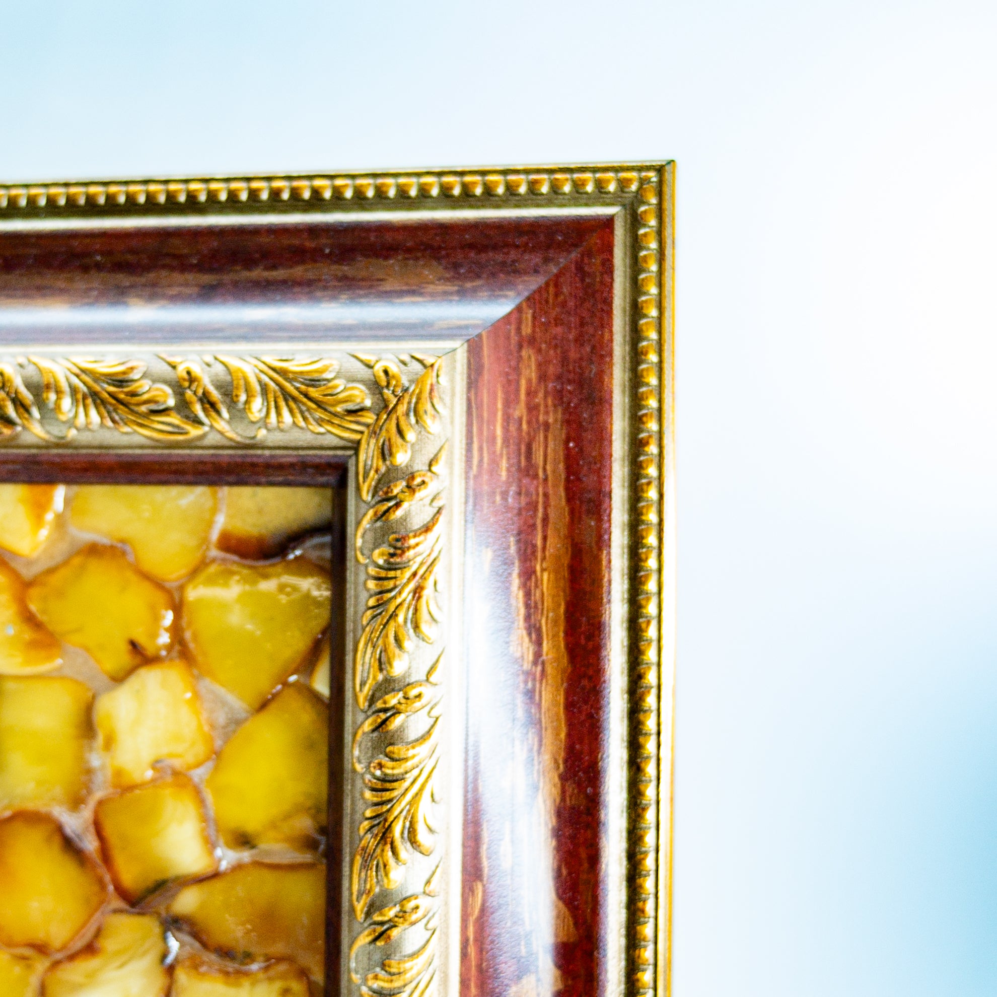 Amber Wall Art Fish | Handmade Baltic Amber Picture by KIZIMA USA