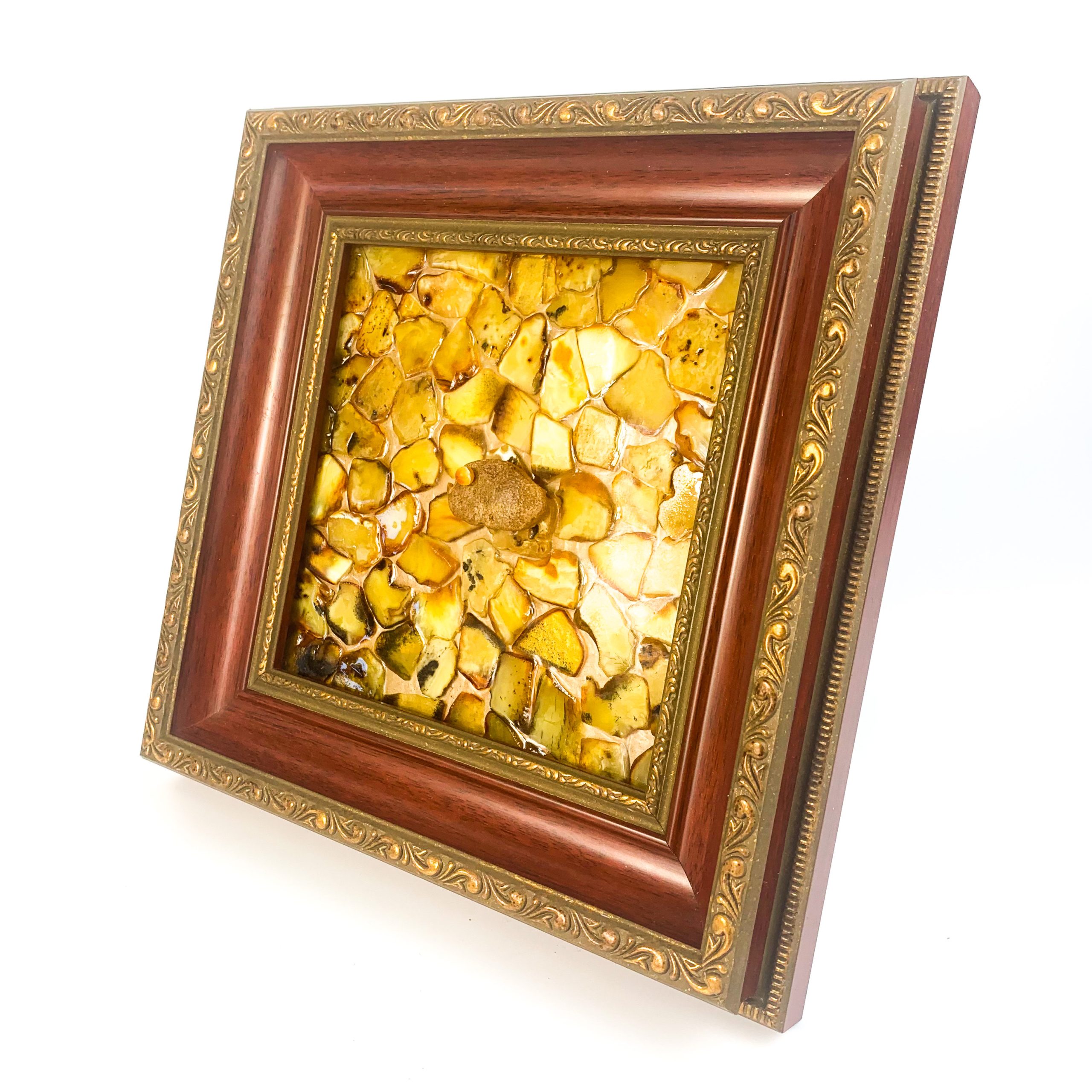 Amber Wall Art Fish | Handmade Baltic Amber Decor