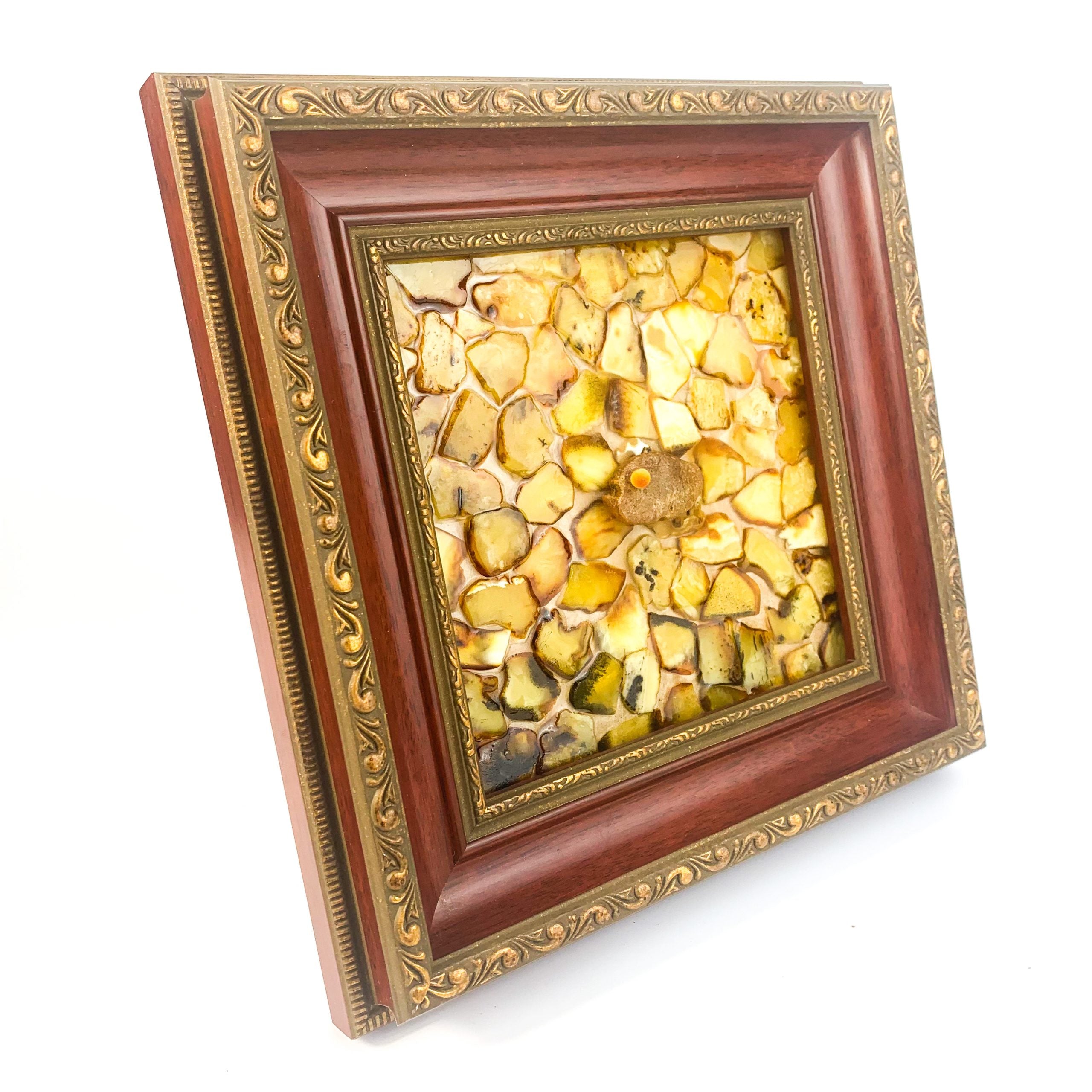 Amber Wall Art Fish | Handmade Baltic Amber Decor