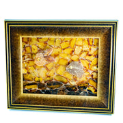 USA KIZIMA Tableau poisson fait main en ambre de la Baltique Cadeau