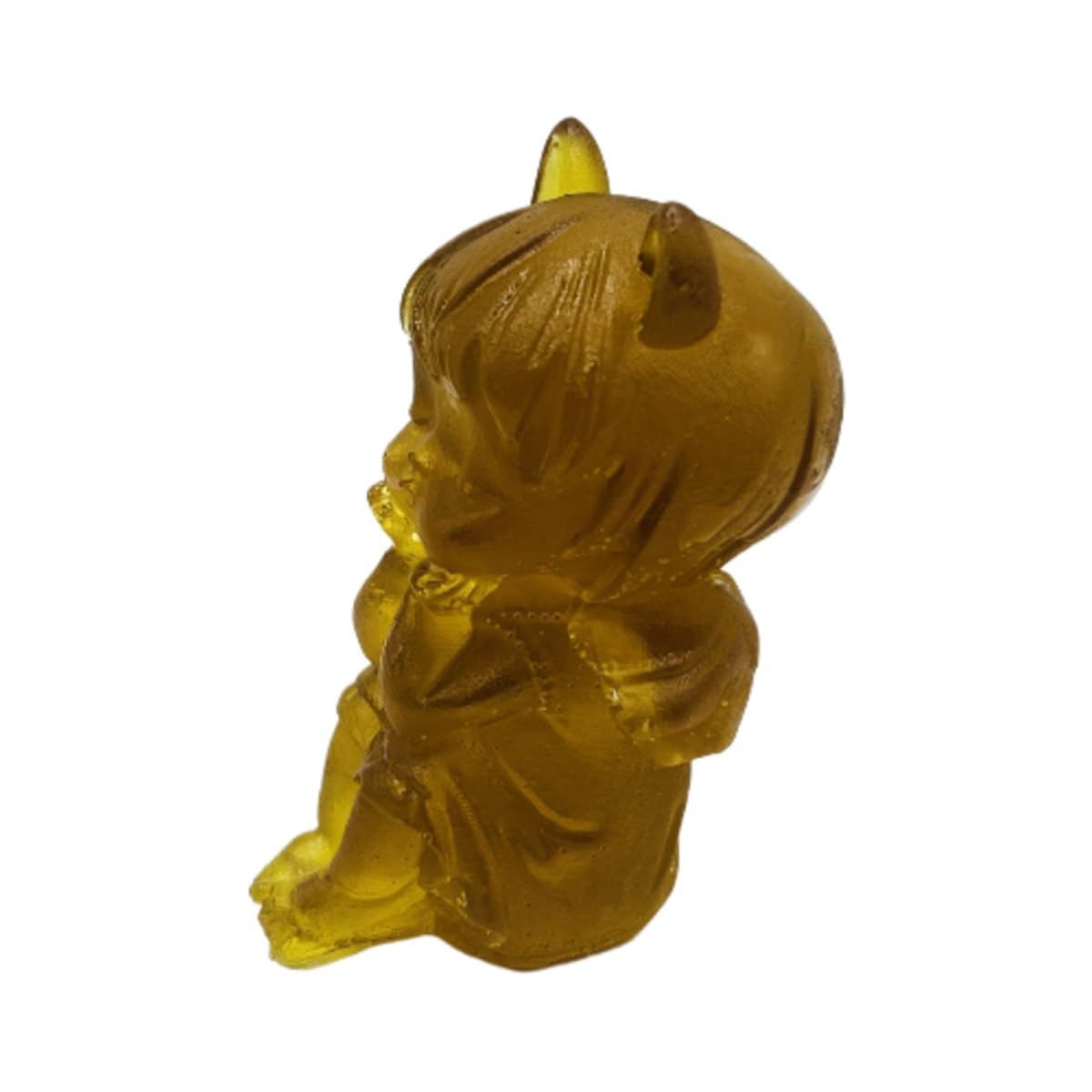 USA Handmade Charming Angel Figurine with Amber, Handmade Decorative Statue, Home Decor Collection KIZIMA