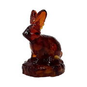 USA Handmade Home decor Amber Bunny Baltic amber Rabbit KIZIMA
