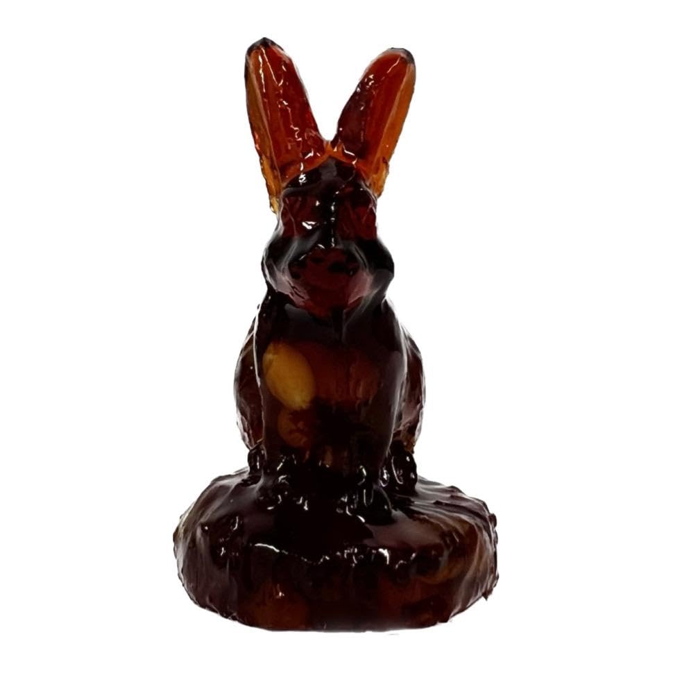 USA Handmade Home decor Amber Bunny Baltic amber Rabbit KIZIMA