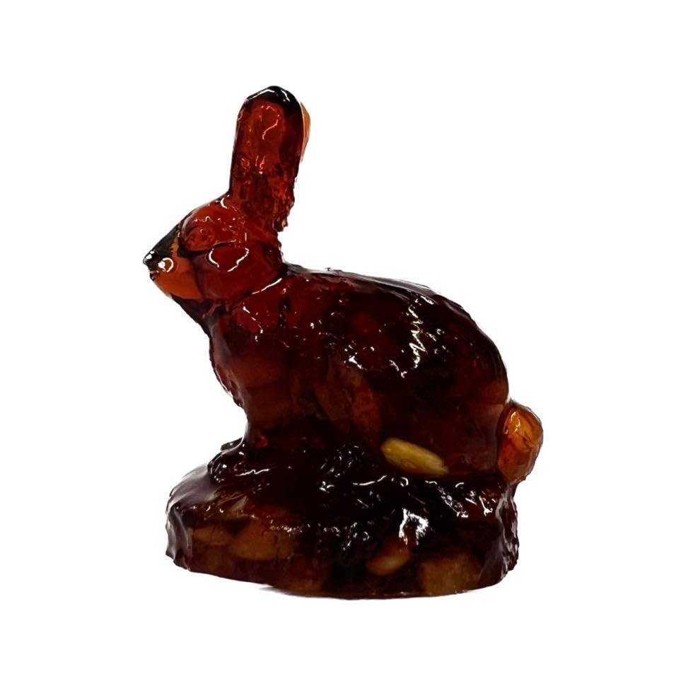 USA Handmade Home decor Amber Bunny Baltic amber Rabbit KIZIMA