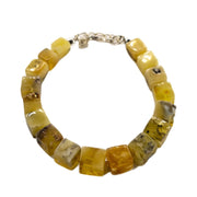 Handmade Amber Bracelet Easy to Adjust Size Sparkling Amber