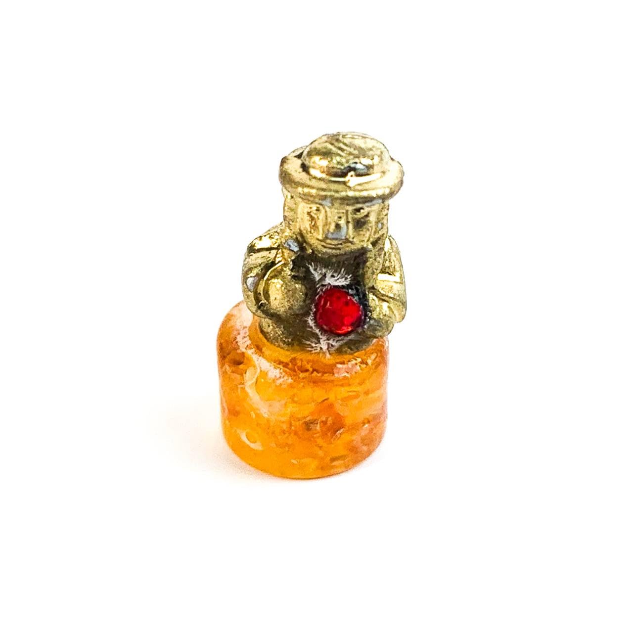 USA Handmade Amulet Figurine of a money Banker Baltic amber KIZIMA