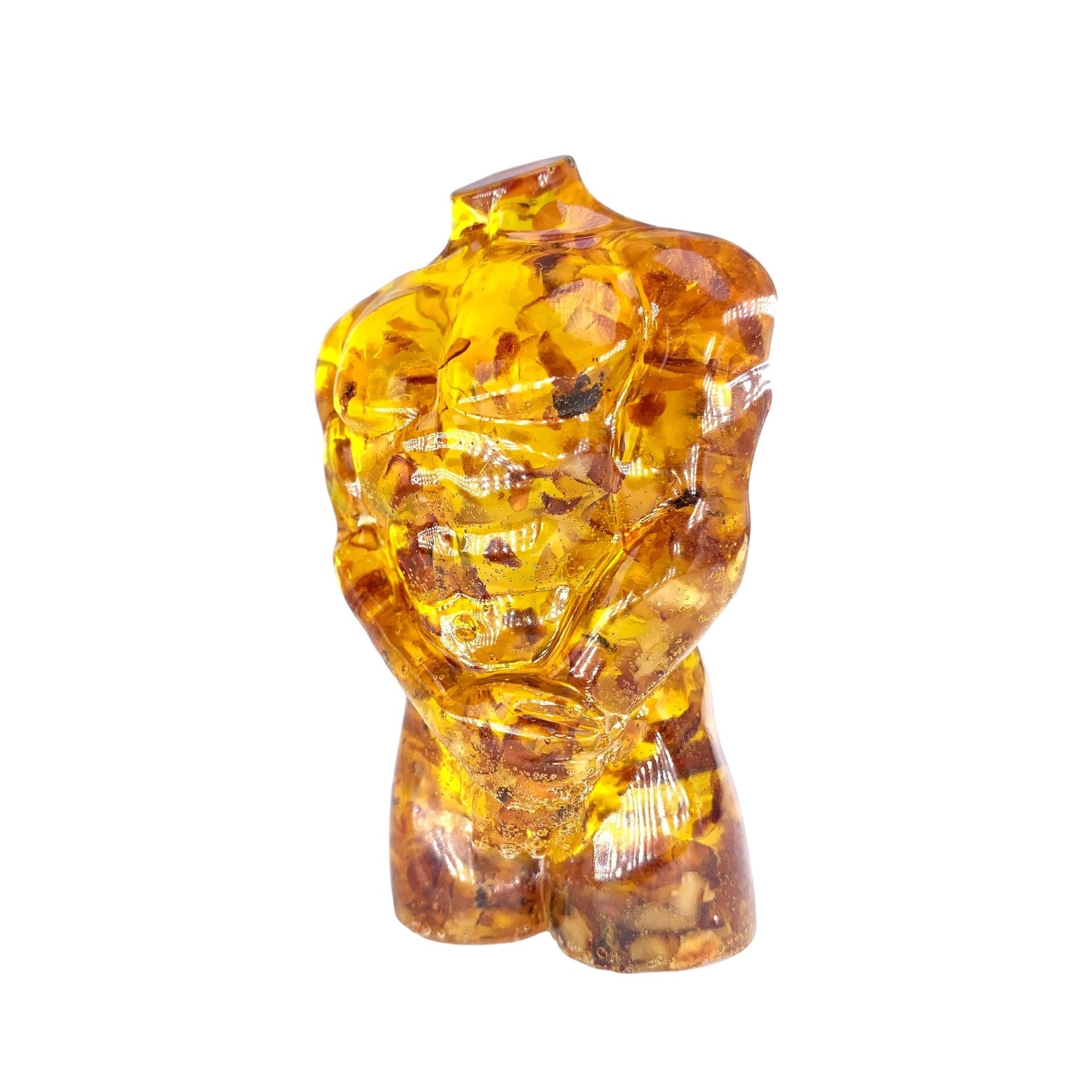 Amber Male Figurine – Handmade Collectible Art Piece KIZIMA USA