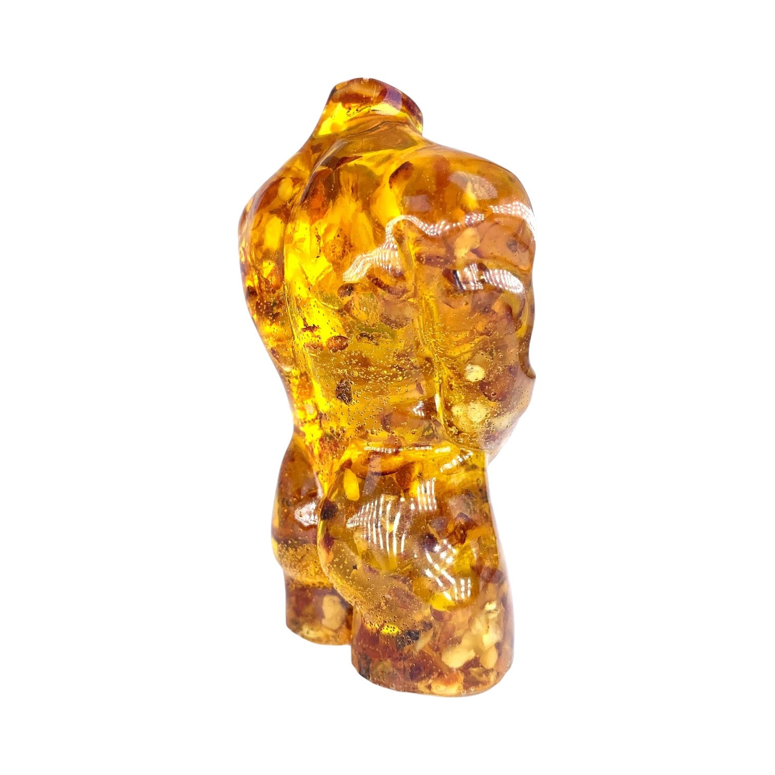 Amber Male Figurine – Handmade Collectible Art Piece KIZIMA USA