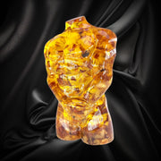 Amber Male Figurine – Handmade Collectible Art Piece KIZIMA USA