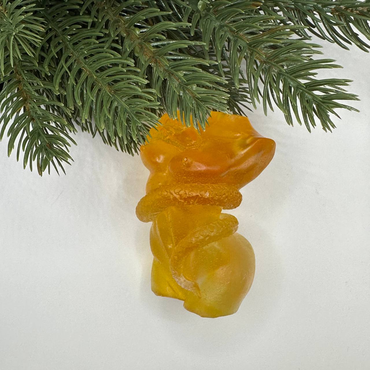 USA Handmade Ornaments Christmas 2025 Figurine Woman and Snake Magic Decor KIZIMA