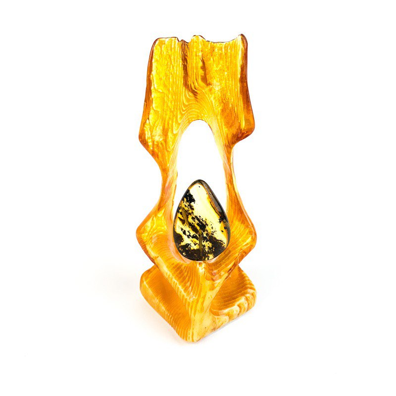 USA Handmade Figurine Soul of the Natural Baltic amber KIZIMA