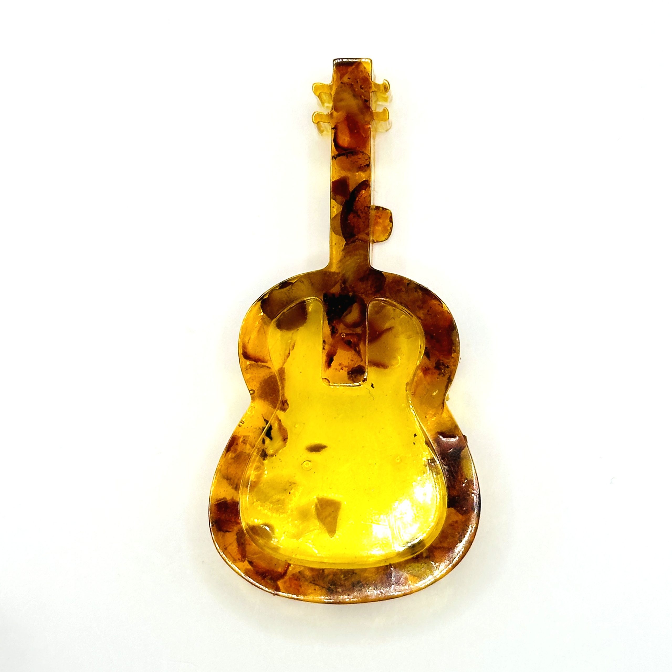 USA Handcrafted Souvenir from the Baltic Amber Souvenir Figurine Guitar Gift for a Musician Professional gift Home decoration KIZIMA